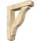 Ekena Millwork Funston Craftsman Rough Sawn Bracket w/ Offset Brace, Douglas Fir, 6"W x 26"D x 30"H BKT0604X26X30FST04RDF - alternate 1